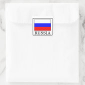 Rusland Vierkante Sticker (Tas)