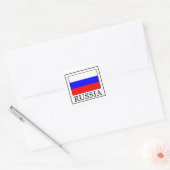 Rusland Vierkante Sticker (Envelop)
