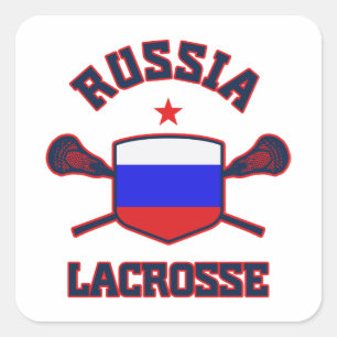 Rusland Vierkante Sticker