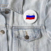 Rusland Vlag Knop Ronde Button 5,7 Cm (In situ)