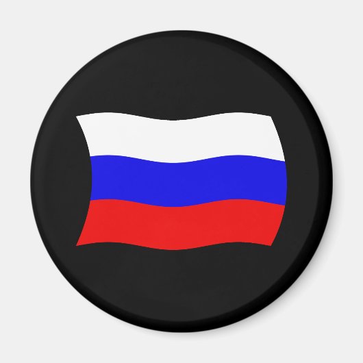 Rusland Vlag Magneet (Voorkant)