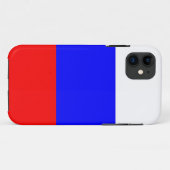 rusland vlag rode blauwe strepen hoesje (Achterkant (horizontaal))