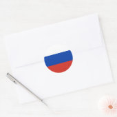 Rusland Vlag Ronde Sticker (Envelop)