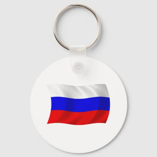 Rusland Vlag Sleutelhanger (Voorkant)