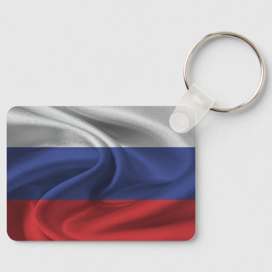 Rusland Vlag Sleutelhanger (Voorkant)