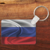Rusland Vlag Sleutelhanger (Voorkant)