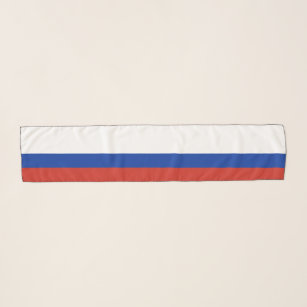 Rusland vlag Witte Blauwe Rode Streepje Sjaal