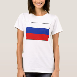 Rusland vlag x kaart T-Shirt