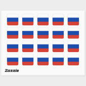 Rusland Vlaggenplein Sticker (Vel)