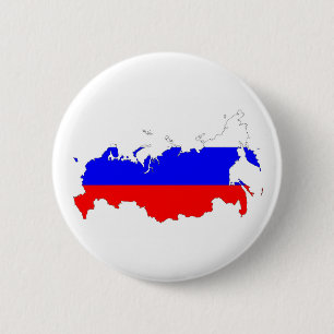 rusland - vlaggestaat ronde button 5,7 cm