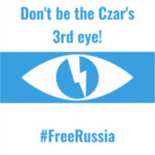 Rusland Vrije Democratisch Engels - Third Eye Sticker (Voorkant)
