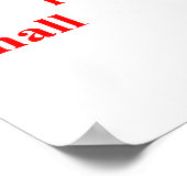 Rusland weer klein maken 1 poster (Hoek)