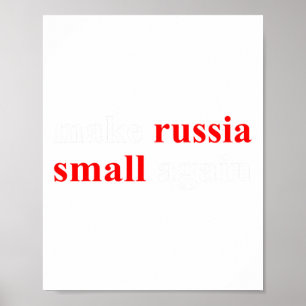 Rusland weer klein maken 1 poster