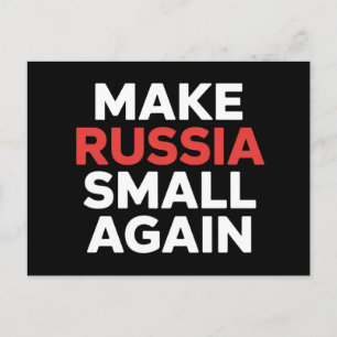 Rusland weer klein maken, Rusland weer klein Briefkaart