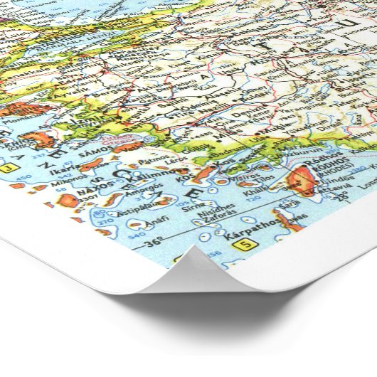 " Rusland (Westerne Sovjet-Unie): Gedetailleerde M Poster (Hoek)