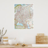 " Rusland (Westerne Sovjet-Unie): Gedetailleerde M Poster (Keuken)