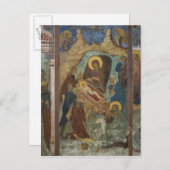 Rusland, Yaroslavl, fresco in de kathedraal van St Briefkaart (Voorkant / Achterkant)