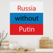 Rusland zonder Poetin Poster (Keuken)