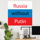 Rusland zonder Poetin Poster (Thuiskantoor)