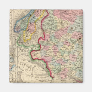 Rusland, Zweden, Noorwegen Kaart door Mitchell Magneet