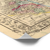 Rusland, Zweden, Noorwegen Kaart door Mitchell Poster (Hoek)