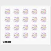 Ruslandkaart Samara City Ronde Sticker (Vel)