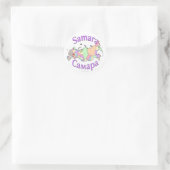 Ruslandkaart Samara City Ronde Sticker (Tas)