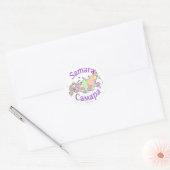 Ruslandkaart Samara City Ronde Sticker (Envelop)