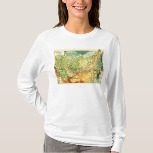 RuslandPanoramische KaartRusland T-shirt