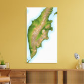 Ruslands Kamchatka-schiereiland Canvas Afdruk (Insitu (Woonkamer))