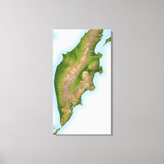 Ruslands Kamchatka-schiereiland Canvas Afdruk (Voorkant)