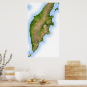 Ruslands Kamchatka-schiereiland Poster (Keuken)