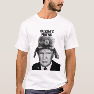 Rusland's vriendschappelijke Trump Rusland Poetin T-shirt