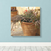 Rusrtic Courtyard Wrapped Canvas Afdruk (Insitu (Houten vloer))