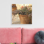 Rusrtic Courtyard Wrapped Canvas Afdruk (Insitu (Woonkamer))