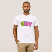 Russ periodiek table name shirt (Voorkant volledig)