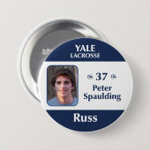 Russ - Peter Spaulding Ronde Button 7,6 Cm (Voorkant /achterkant)