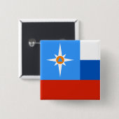 Russ, Russ Vierkante Button 5,1 Cm (Voorkant /achterkant)