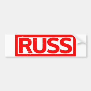 Russ Stamp Bumpersticker