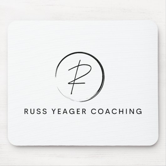Russ Yeager Coaching Onderschrift Logo Muismat (Voorkant)