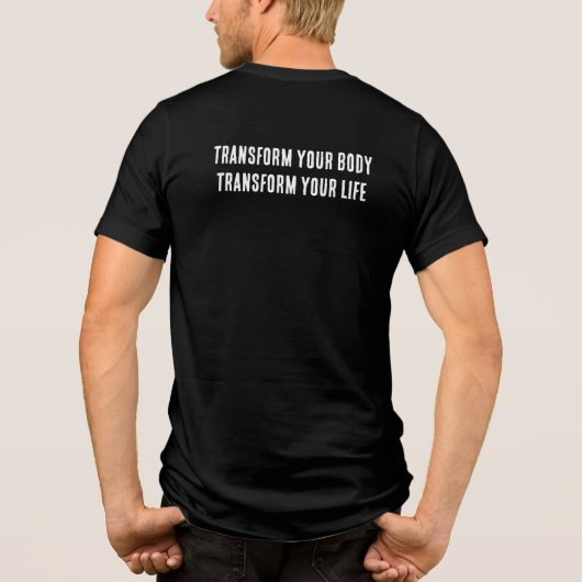 Russ Yeager Coaching Onderschrift Logo Tri-Blend T Shirt (Achterkant)