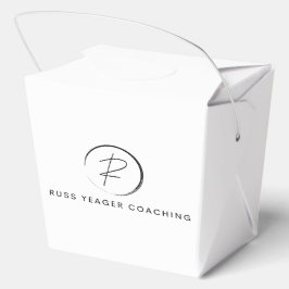Russ Yeager Coaching Onderschriftlogo Bedankdoosjes