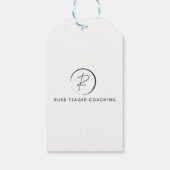 Russ Yeager Coaching Onderschriftlogo Cadeaulabel (Achterkant)