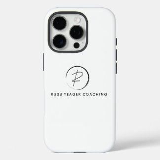 Russ Yeager Coaching Onderschriftlogo iPhone 16 Pro Hoesje