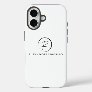 Russ Yeager Coaching Onderschriftlogo iPhone 16 Hoesje