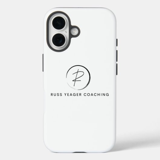 Russ Yeager Coaching Onderschriftlogo Case-Mate iPhone Case (Achterkant)