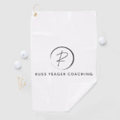 Russ Yeager Coaching Onderschriftlogo Golfhanddoek (Insitu)