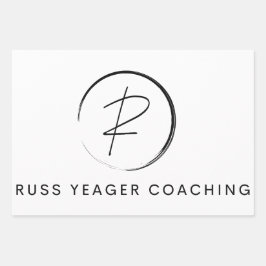 Russ Yeager Coaching Onderschriftlogo Inpakpapier Vel