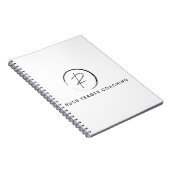 Russ Yeager Coaching Onderschriftlogo Notitieboek (Rechterzijde)