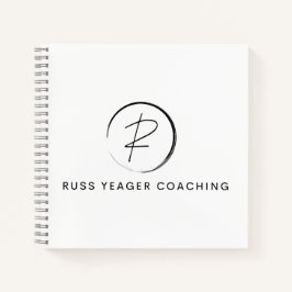 Russ Yeager Coaching Onderschriftlogo Notitieboek